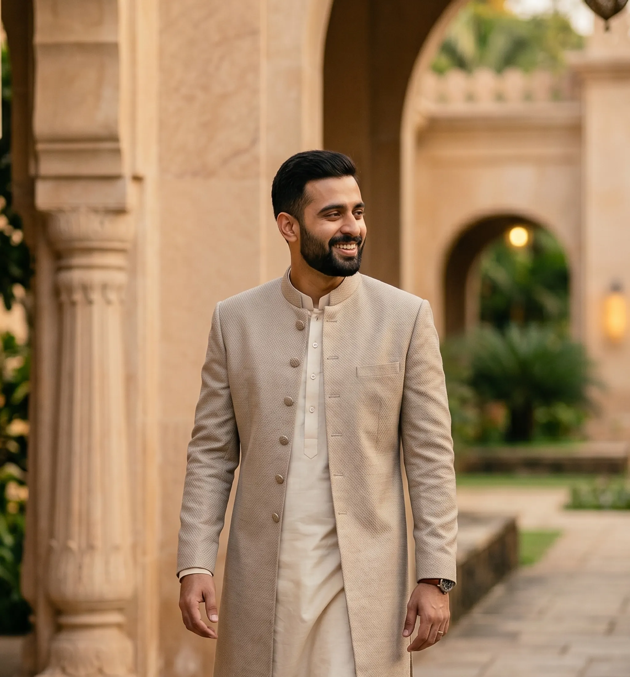 Portrait of groom